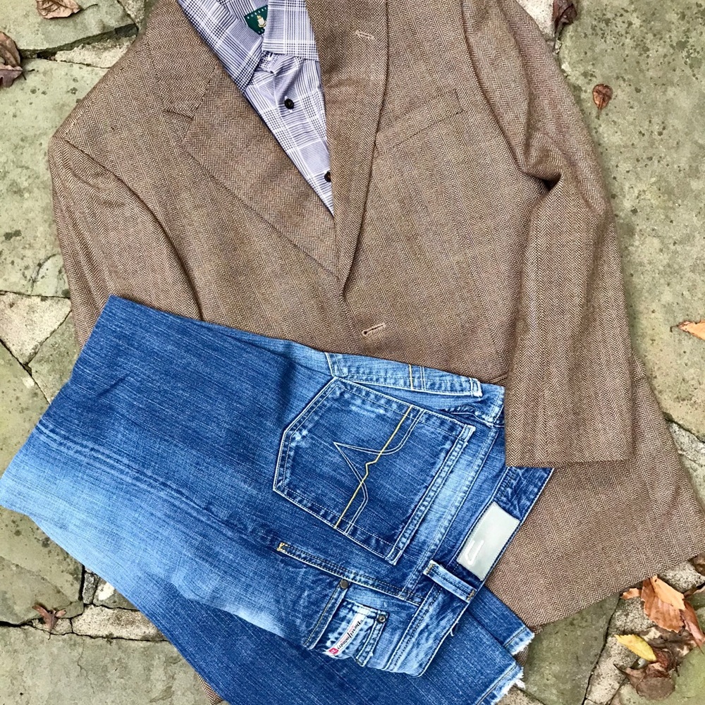 FALL/WINTER Brown Wool Sports Coat 40R